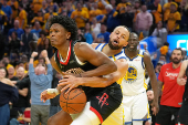 NBA: Playoffs-Houston Rockets at Golden State Warriors
