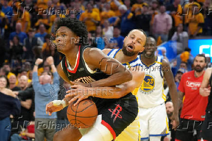 NBA: Playoffs-Houston Rockets at Golden State Warriors