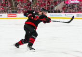 NHL: Stanley Cup Playoffs-New Jersey Devils at Carolina Hurricanes