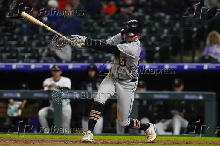 MLB: Detroit Tigers at Colorado Rockies