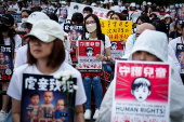 Anti-child abuse protest in Taipei