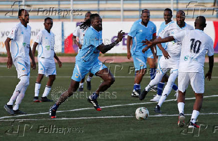 An exhibition match as part of a 