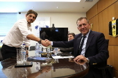 Greek Deputy Minister of Sports meets with Panathinaikos BC owner in Athens