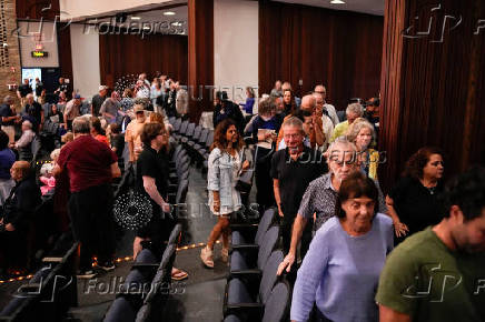 U.S. Congressman Mike Lawler (R-NY) attends a town hall meeting in Mahopac, New York