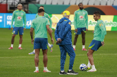 Entrenamiento de la selección brasileña