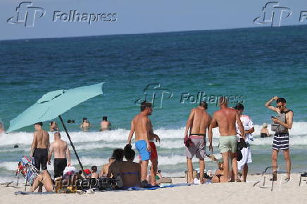 Ponto do píer da praia sul.
