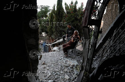 Israeli army demolishes the house of a Palestinian assailant, in Hebron