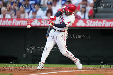 MLB: Los Angeles Dodgers at Los Angeles Angels