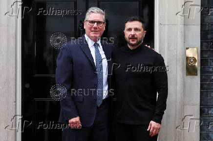 British PM Starmer and Ukrainian President Zelenskiy meet in London