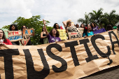 Ato por Justiça a Bruna Oliveira na EACH-USP