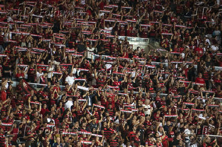 Partida entre Flamengo x LDU (EQU) no Maracanã.
