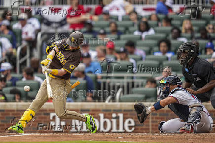 MLB: San Diego Padres at Atlanta Braves