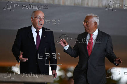 Canciller brasileño recibe al presidente del Consejo Europeo, António Costa