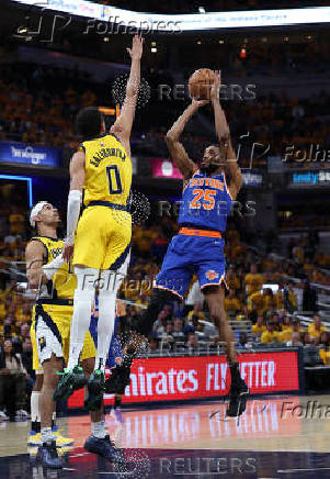 NBA: Playoffs-New York Knicks at Indiana Pacers