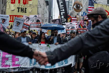 No Kings Protest against Donald Trump in New York