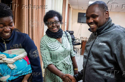 Rwandan Opposition politician Victoire Ingabire appears at the High Court in Kigali