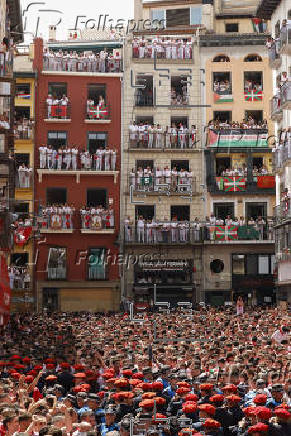 Todo listo para el comienzo de los Sanfermines