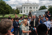 White House Press Secretary Karoline Leavitt speak the White House