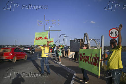 Seguidores de Bolsonaro protestan contra Lula en Brasilia
