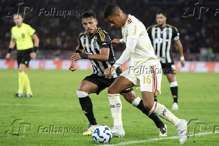 Partida entre Flamengo x Atlético MG, válida pela partida de ida das oitavas de final da Copa do Brasil no Maracanã.