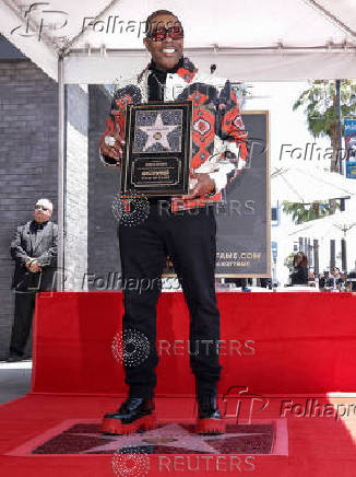 Unveiling ceremony of Busta Rhymes' star on the Hollywood Walk of Fame in Los Angeles