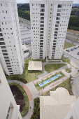 Piscina do condomínio Atmosfera em Jundiaí/SP