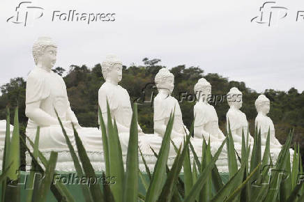 Estátua de buda em Ibiraçu (ES)