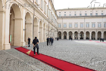 Britain's King Charles and Queen Camilla visit Italy