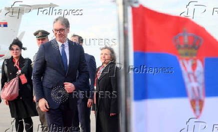 Serbian President Vucic arrives in Moscow ahead of Victory Day celebrations