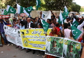 Anti-India demonstration in Karachi