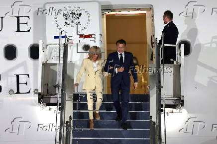 France's President Emmanuel Macron on state visit to Indonesia
