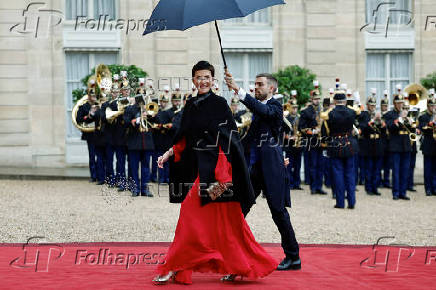 State dinner at the Elysee Palace in Paris