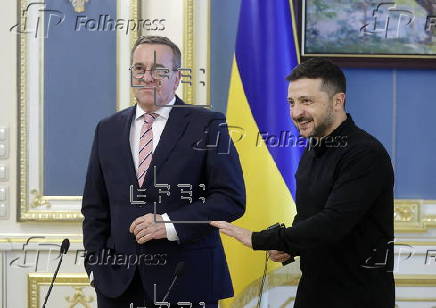German Defense Minister Boris Pistorius visits Ukraine