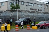Delaney Hall ICE detention center in Newark, New Jersey