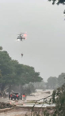 Helicopter rescue amid flash flooding in Texas