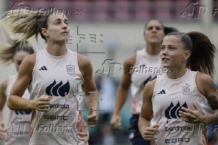 Entrenamiento selección española femenina de fútbol