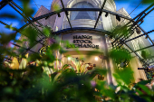 A view of the exterior of Hanoi Stock Exchange, in Hanoi