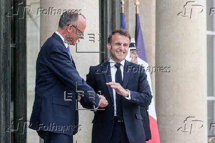 New German Chancellor Merz visits Paris