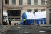 Aftermath of car ramming incident in Liverpool