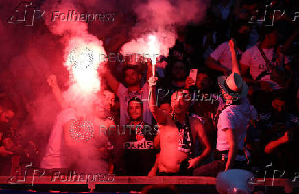 Champions League - Final - Fans gather to watch Paris St Germain v Inter Milan