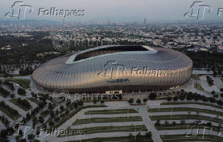 BBVA Stadium, a FIFA 2026 World Cup host venue, in Guadalupe