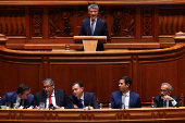Debate on the new elected government program, at the parliament in Lisbon