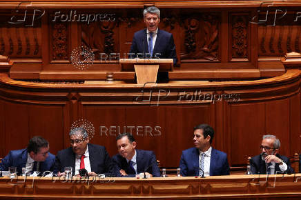 Debate on the new elected government program, at the parliament in Lisbon