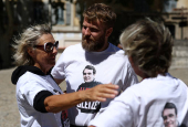 Protesters in Avignon call for release of French journalist jailed in Algeria