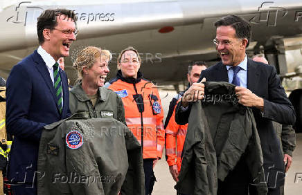 NATO Secretary General Mark Rutte visits the German air base of Geilenkirchen