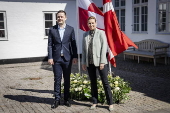 Greenland's Prime Minister Nielsen visits Denmark