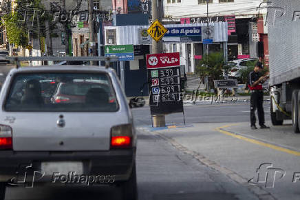 Preço da gasolina em São Paulo