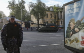 General rehearsal for Russia's annual Victory Day parade in Moscow