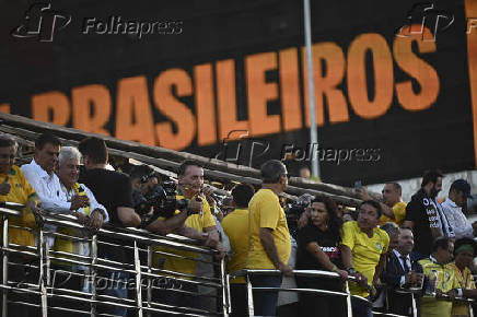 Bolsonaro ato pela anistia em Brasília