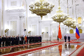Russian President Putin and Chinese President Xi meet in Moscow